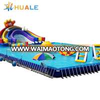 Best Way Popular metal frame pool / frame swimming pool for water park